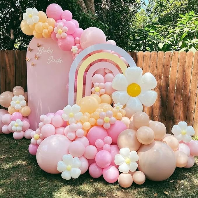 Voircoloria 90pack Pink Balloons Different Size 18/12/10/5 Inch Pink Balloon Garland Arch Kit for Graduation, Wedding, Birthday, Princess, Valentine's Day, Baby Shower, Anniversary Party Decorations