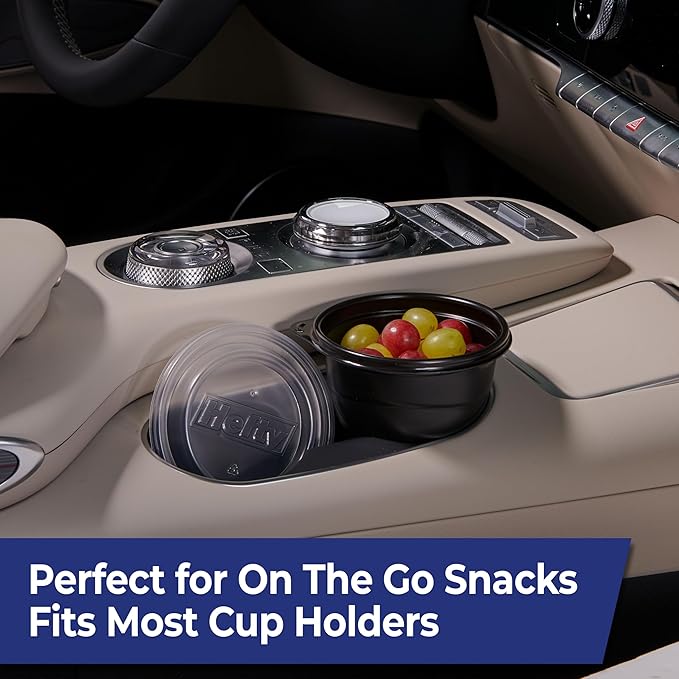 Hefty Multi-Purpose Cups, Reusable Containers with Lids, 16 Ounce Capacity, 4 Count (Pack of 3)