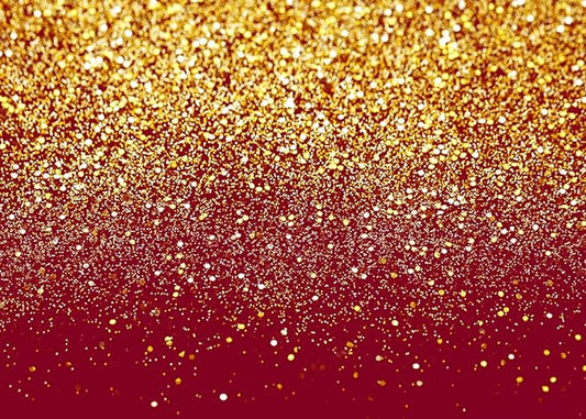 8x6ft Red Glitter Backdrop Birthday Gold Spots Bokeh Wedding Prom Graduation Photography Background X-126