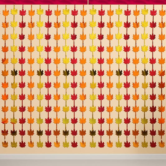 KatchOn, Thanksgiving Decor Fringes – Pack of 2 | Maple Leaf Fringes for Thanksgivng Decorations, Friendsging Decorations, Harvest Decorations, Indoor, Outdoor, Friendsgiving Party Decorations