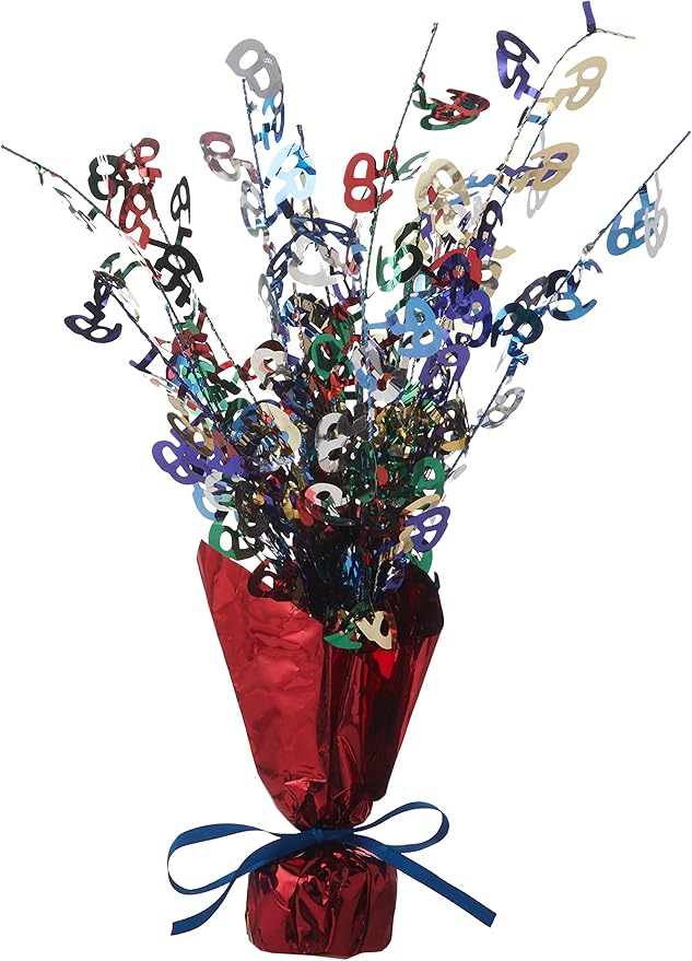65 Gleam 'N Burst Centerpiece (multi-color) Party Accessory (1 count) (1/Pkg)