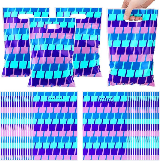 Eccliy 30 Pcs Video Game Goodie Bags Birthday Party Favor Bags Treat Candy Plastic for Theme Party Decorations Goodie Supplies