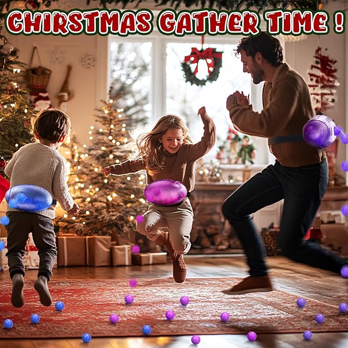 Skirfy Outdoor Party Games for Kids Adults, Translucent 3 Pack Shaking Ball Toy with 60 Balls, Birthday Outdoor Indoor Toys, Family Carnival Birthday Carvinal Game for Boy Girl Age 4-12