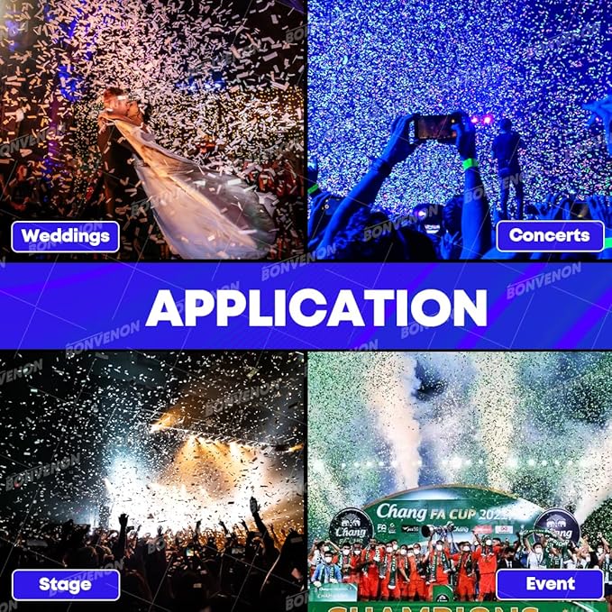 CO2 Big Confetti Blaster DMX Control CO2 Gas Cannon Professional Confetti Launcher Confetti Machine