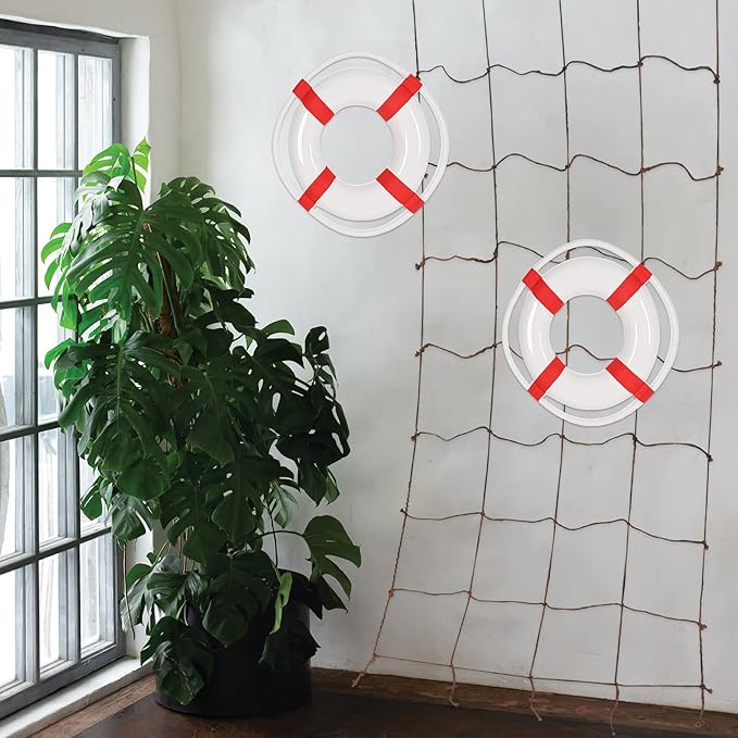 Beistle 24 Piece Novelty Plastic Life Preservers Nautical Decorations Beach Theme Summer Luau Party Supplies