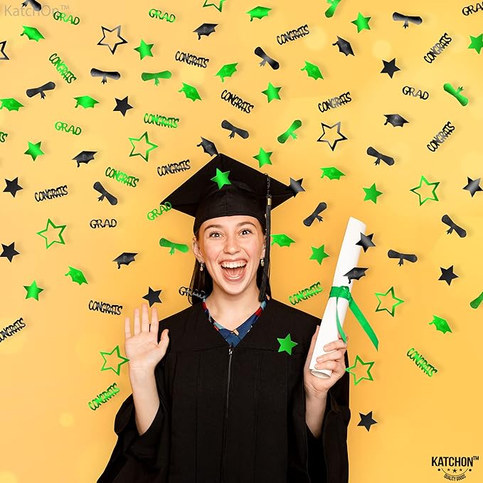 Graduation Decorations 2026 | Shiny 2026 Congrats Grad Confetti - Pack of 1000 | Graduation Confetti Class of 2026 | Graduation Confetti 2026, 2026 Graduation Table Decorations,KatchOn