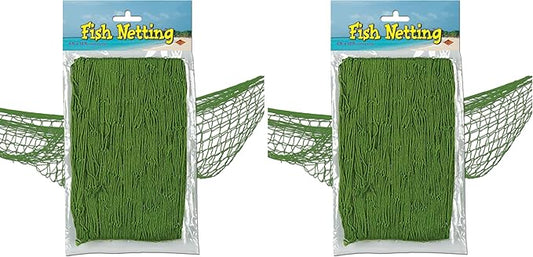 Beistle Decorative Fish Netting, 4 by 12-Feet (Pack of 2)