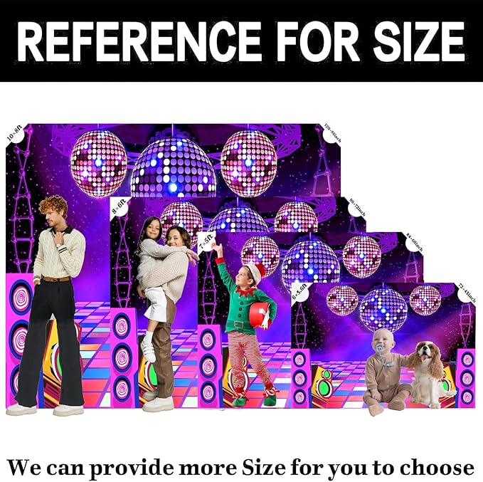 Dance Party Backdrop Retro 80s 90s Theme Stage Dance Ball Music Birthday Party Decoration DJ Photography Background 5X3 ft for Baby Shower Picture Photo Shoot Polyester Fabric, Green