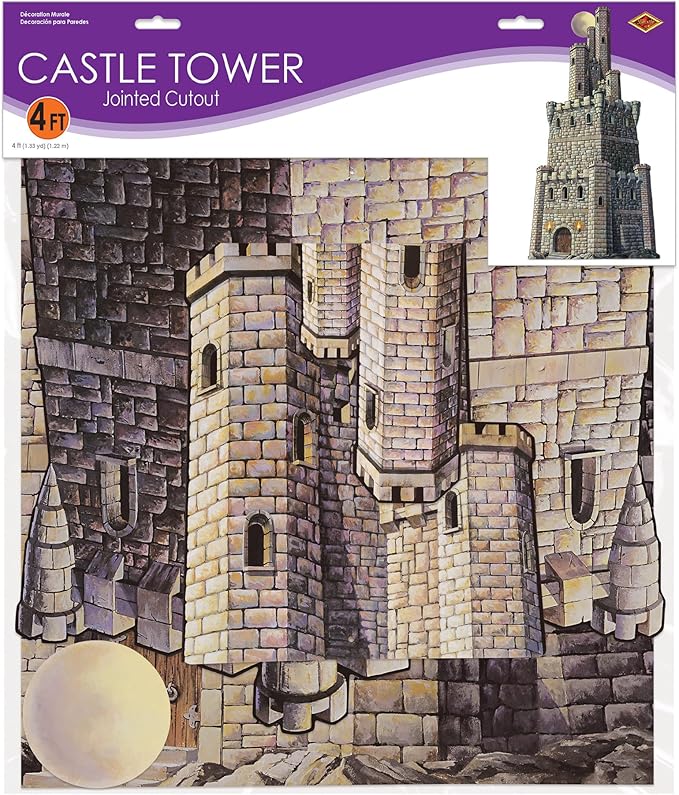 Jointed Castle Tower Party Accessory (1 count) (1/Pkg)