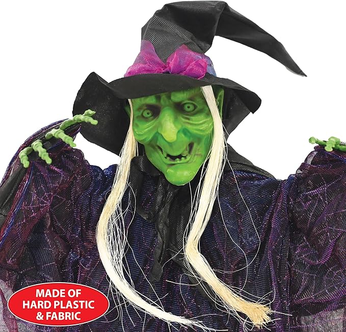 Novelty Witch Creepy Creature Spooky Halloween Hanging Decoration