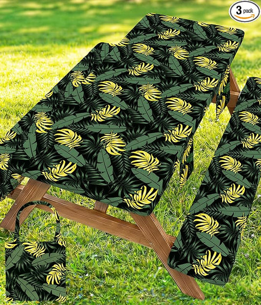 Picnic Table Cover with Bench Covers Vinyl Table Cloth Camping Lovers Essentials Camper Rv Car Travel Accessories Accessory Overlanding Must Haves Outdoor Gadgets Road Trip Tools Stuff Gear Equipment