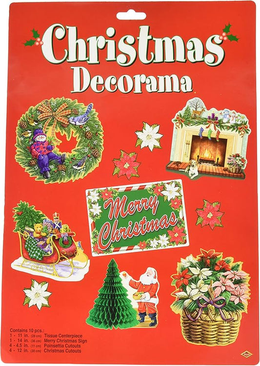 Christmas Decorama Party Accessory (1 count) (10/Pkg)