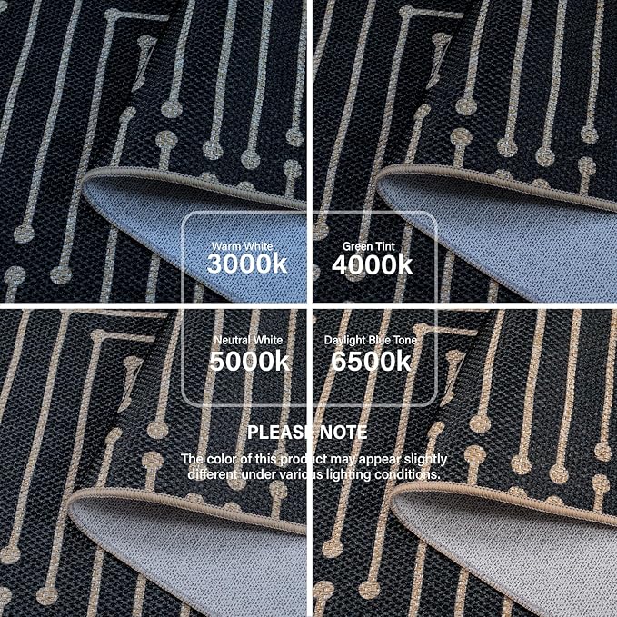 Lahome Maze Lines Easy Jute Washable Runner Rug, 2x8 Kitchen Runner Rug for Hallway, Non Slip Indoor Outdoor Rugs for Entryway Indoor, Black Low Pile Front Door Carpet for Laundry