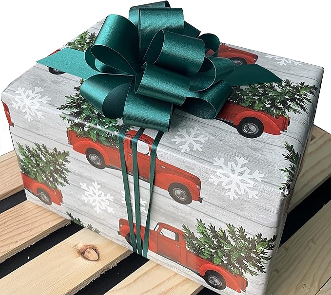 GiftWrap Etc. Hunter Green Decorative Pull Bows - 5" Wide, Set of 10, St. Patrick's Day, Easter, Spring, Earth Day, Wreath, Swag, Garland, Gift Wrap, Baskets, Fundraiser, Birthday, Party, Office