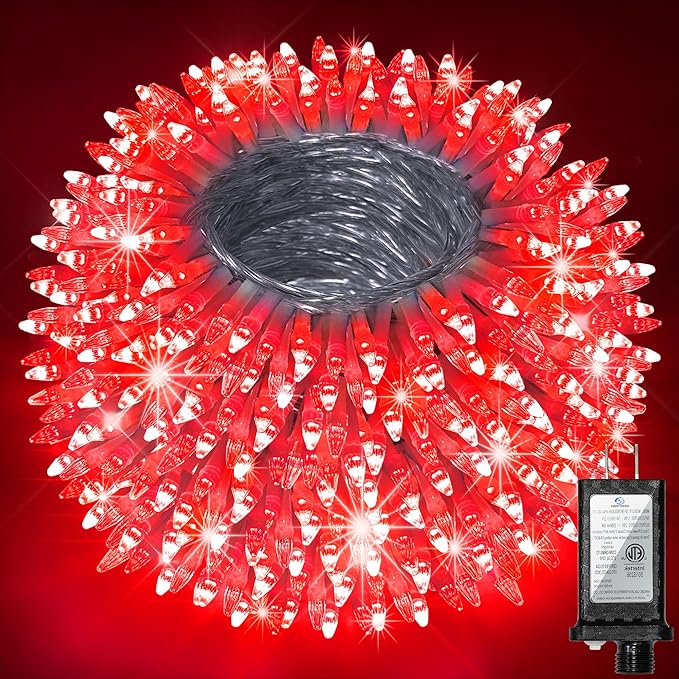 750 LED 240FT Valentines Day Decorative Lights, Connectable Red Valentine Lights Indoor with Timer Memory & Dimmable & 12 Modes, Decoration Fairy String Lights for Outside Bedroom Patio Tree Party