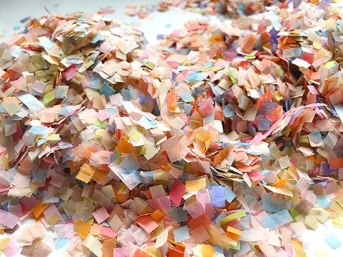 Inside My Nest Wedding Confetti for Poppers Cannon Peach Cornflower Blue 75g/2oz