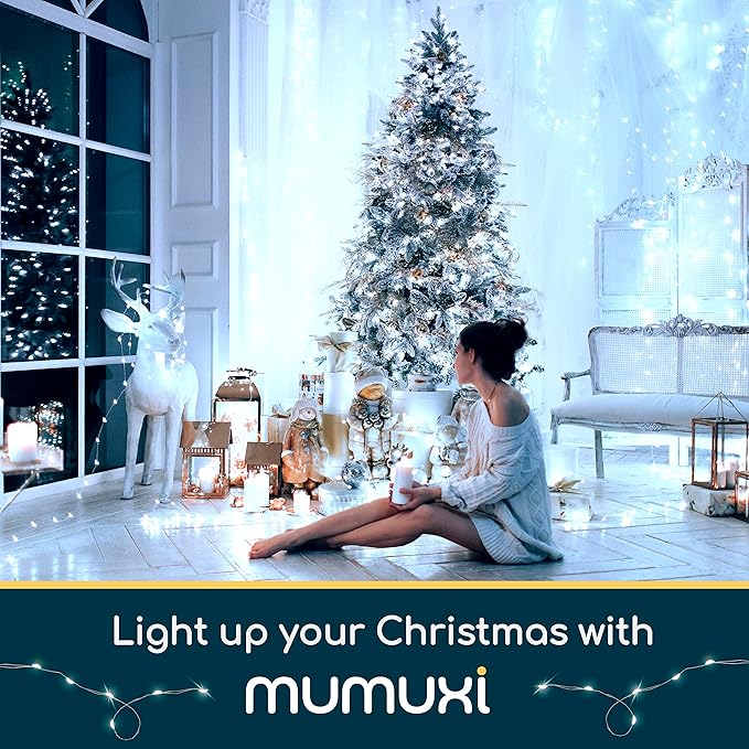MUMUXI 12 Pack 7.2ft Fairy Lights Battery Operated String Lights, 20 Mini LEDs for Centerpiece Table Decorations, Wedding Party Bedroom Mason Jar Christmas, Cool White