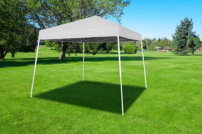 Impact Canopy 040000001 Slant Leg Canopy, 10' x 10', White-No Sidewall