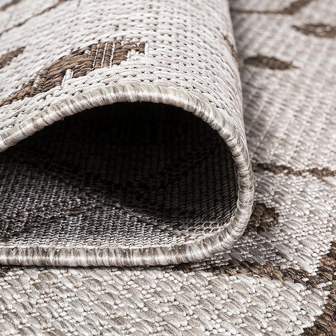 JONATHAN Y Tribal Bohemian Indoor Outdoor Area Rug 3X5 Beige/Brown, Nokat for Backyard, Patio, Porch, Easy-Cleaning, High Traffic, Pet-Friendly, Non-Shedding (SMB131A-3)