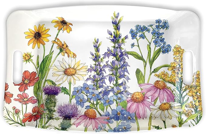 Wildflowers Eco-Friendly 18" x 12" Serving Tray