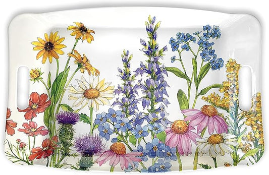 Wildflowers Eco-Friendly 18" x 12" Serving Tray