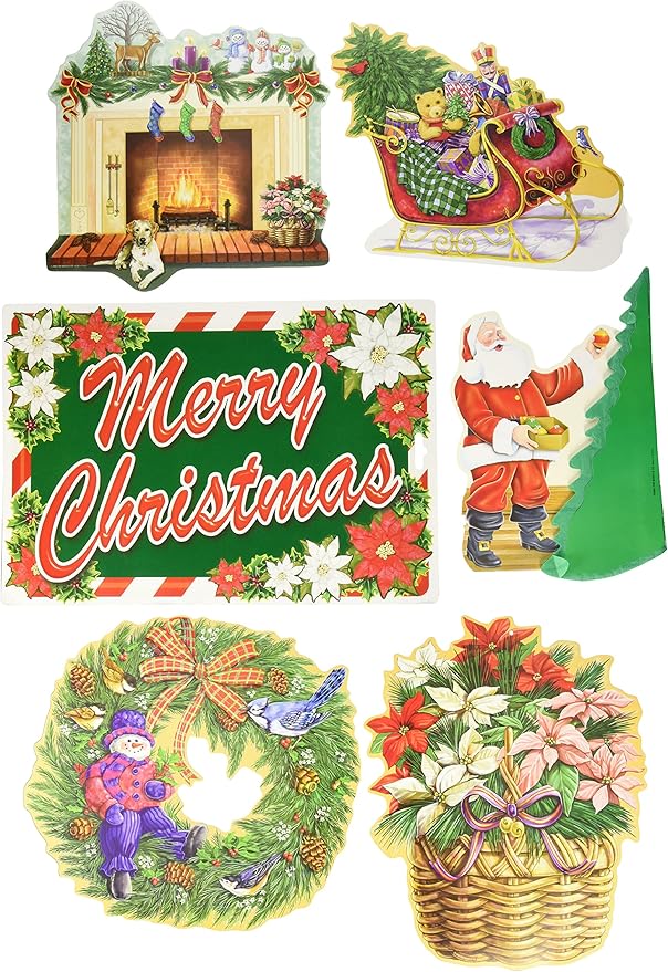 Christmas Decorama Party Accessory (1 count) (10/Pkg)