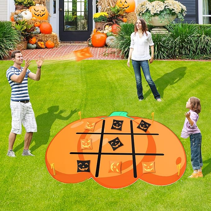 Independence Day Party Favors Tic Tac Toe Bean Bag Game,250th Anniversary Bean Bag Toss Across for Indoor Outdoor Yard Background Lawn Adults Family Night Activities 10 Bean Bags