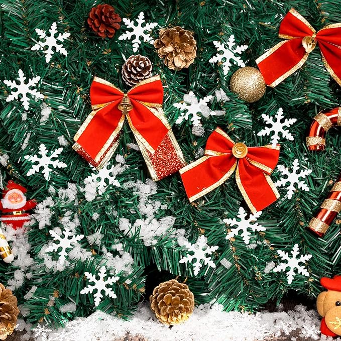 Snowflake Confetti Merry Christmas Max Holiday Party Decoration Table Scatters Confetti Metallic Foil for New Year Wedding Birthday Baby Shower Bridal Shower Festival Theme Party Table Decorations