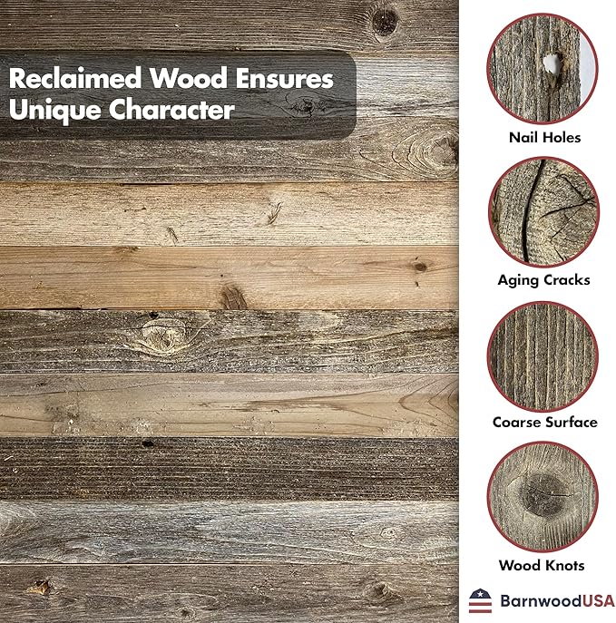 BARNWOODUSA Wood Cake Stand Set of 3 White Wash Rustic Wooden Wedding Dessert Stand Vintage Sturdy 100% Reclaimed Wood