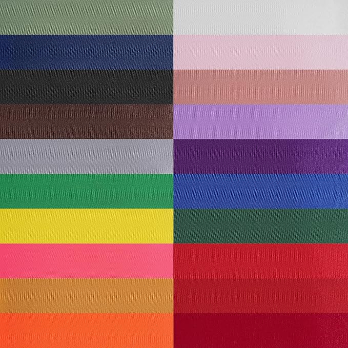 LIUYAXI Rainbow Satin Ribbon, 2 Inch x 20 Rolls Total 100 Yards, Colorful Ribbon Perfect for Gift Wrapping, Flower Bouquets, Hair Bows Making, Wedding Decor, Christmas