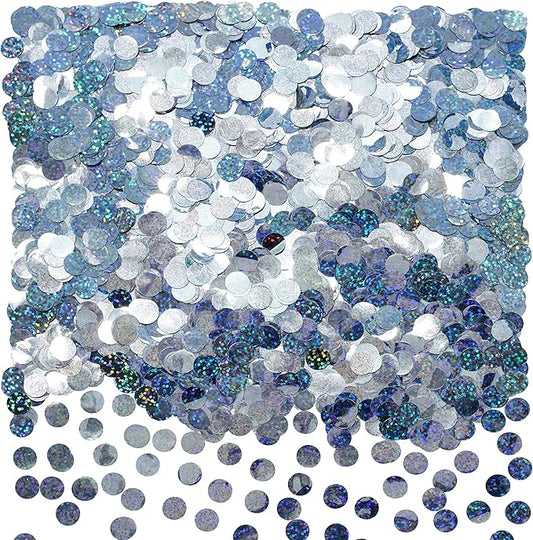 Sparkle Metallic Foil Confetti - Dots, Circles, Scatter, Wedding, Graduation & Birthday Party Decorations - 60g